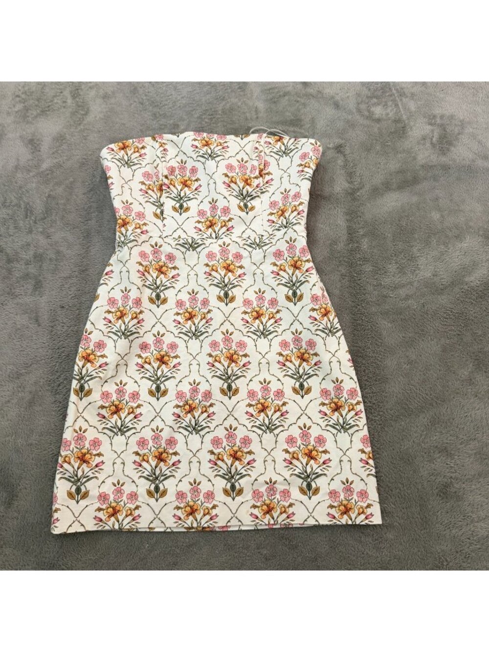 *as is Favorite Daughter Willow Floral Strapless Mini Dress Womens size 6